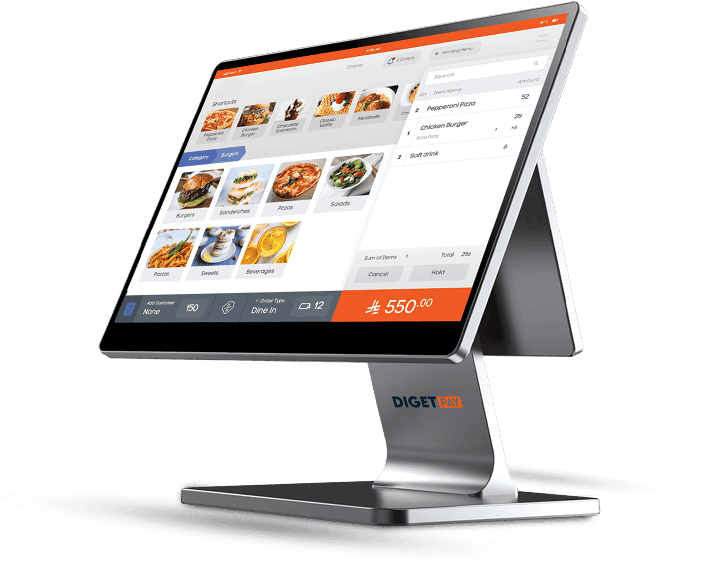 Restaurant POS device